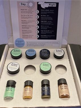 EIGHT SAINTS 10 PIECE SET EYE CREAM/FACE CREAM/GEL/NIGHT CREAM